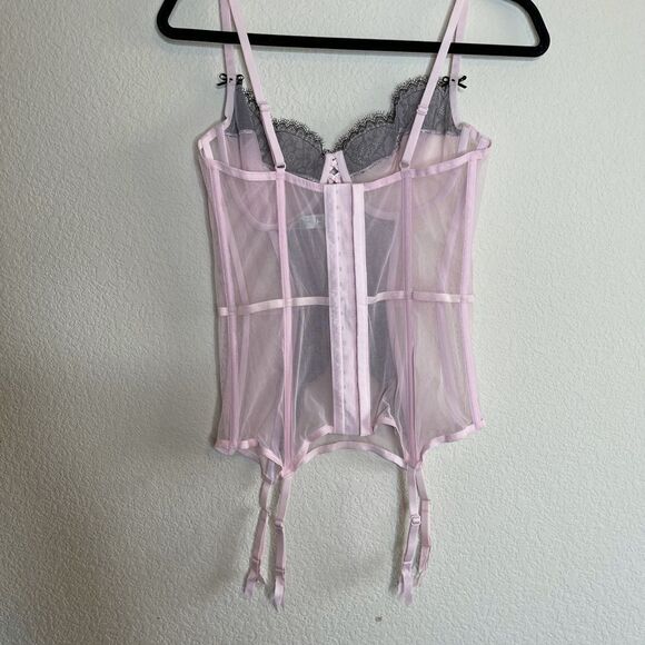 Victoria’s Secret pink lace sheer lingerie - Picture 7 of 8